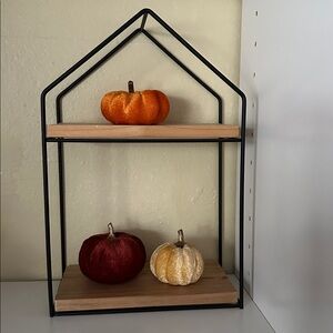 Target Black and Tan House-Shaped tiered shelf